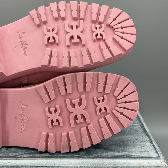 NEW Sam Edelman Girl’s Laguna Chelsea Boots Pink Size 3 - Picture 9 of 10